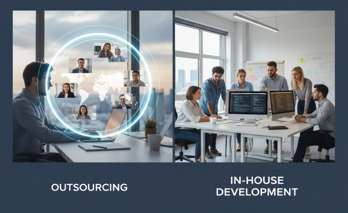 Outsourcing vs In-House Software Development: What to Choose?
